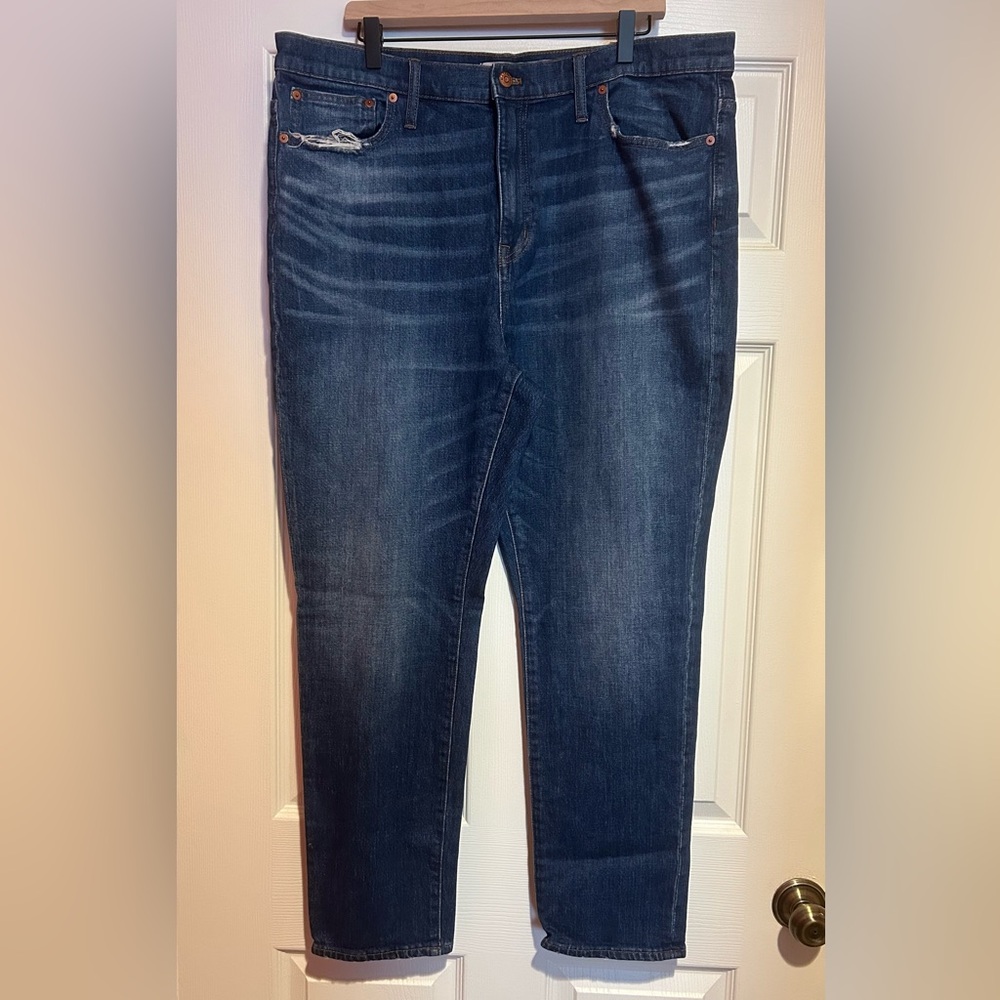 Madewell High-Rise Slim Boyjean 35/18